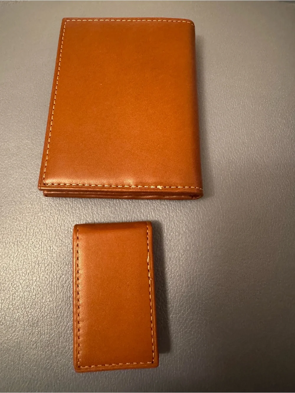 POLO RALPH LAUREN MEN’S LEATHER BILLFOLD ID FLIP WALLET& Money Clip Magnetic